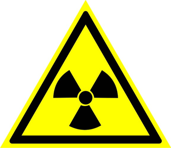 W05 опасно! радиоактивные вещества или ионизирующее излучение (пленка, сторона 200 мм) - Знаки безопасности - Предупреждающие знаки - Магазин охраны труда Протекторшоп